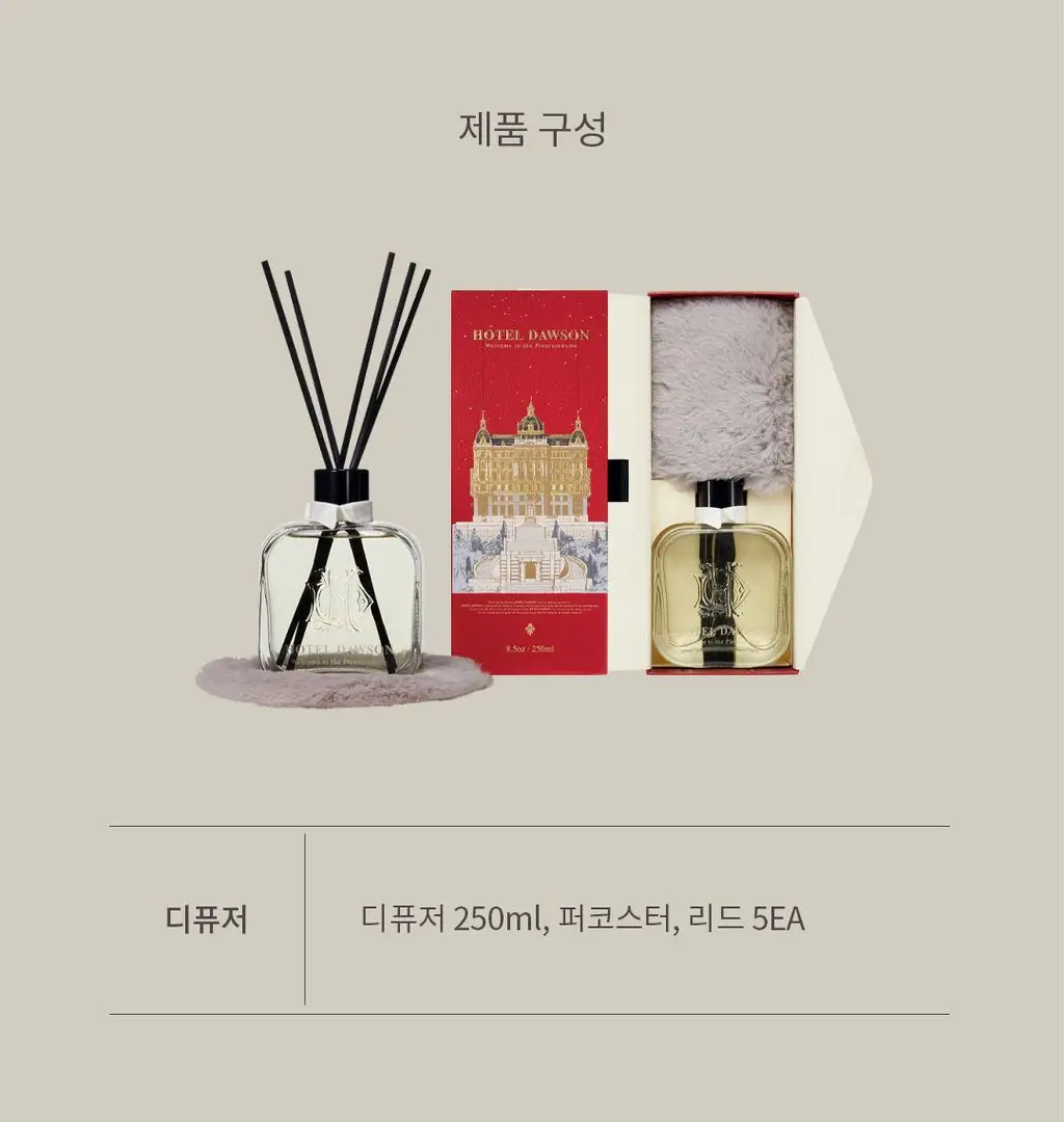 호텔도슨 디퓨저 웰컴투더플레저돔 250ml [머스키 체리 향] 상세페이지 4